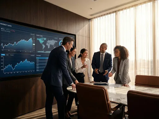 A market data workstation